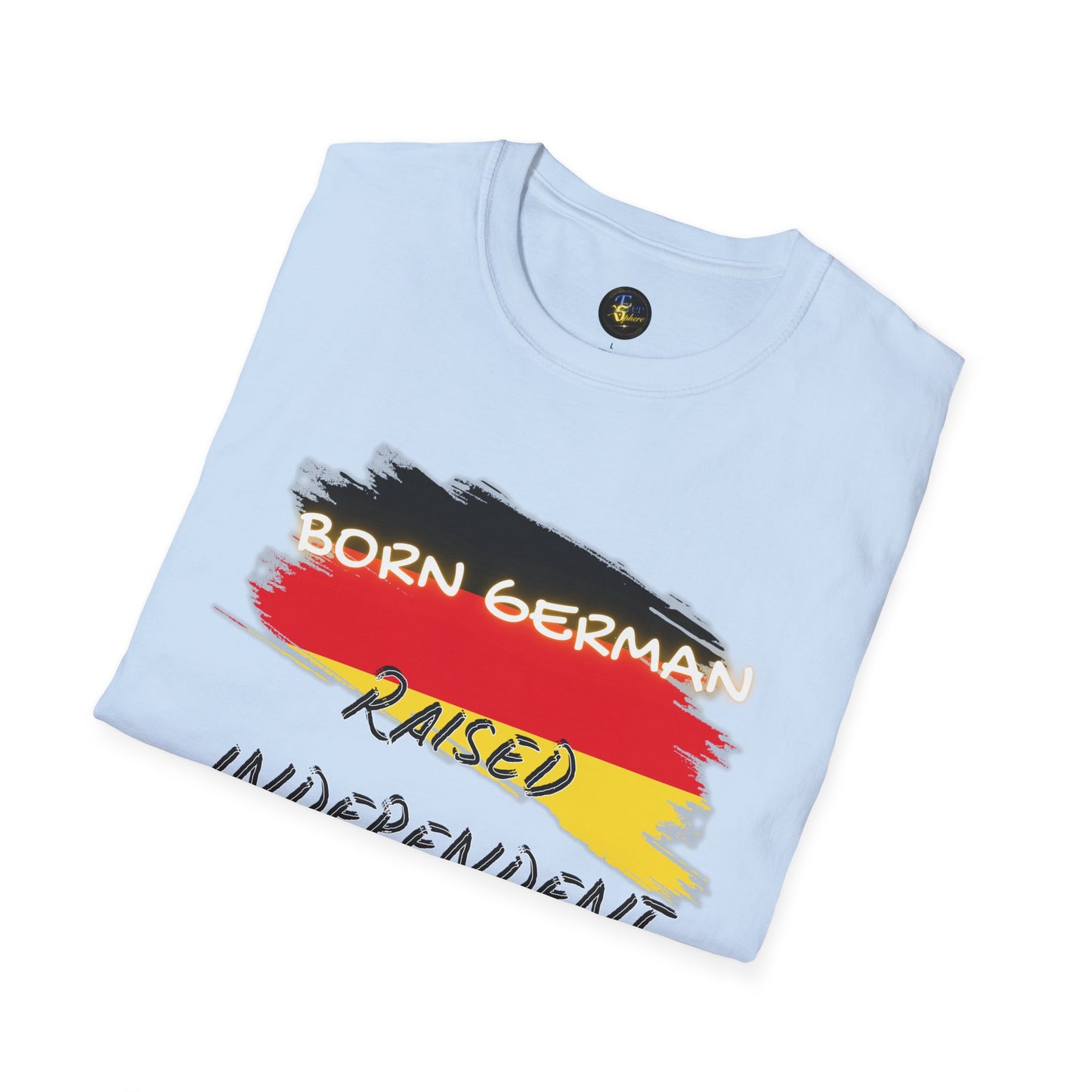 PERSONALIZE Born German Unisex Cotton T-Shirt - Independent Spirit Tee