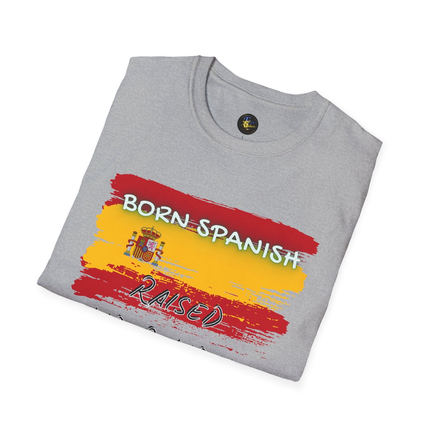 PERSONALIZE Born Spanish Unisex Cotton T-Shirt - Independent Spirit Tee