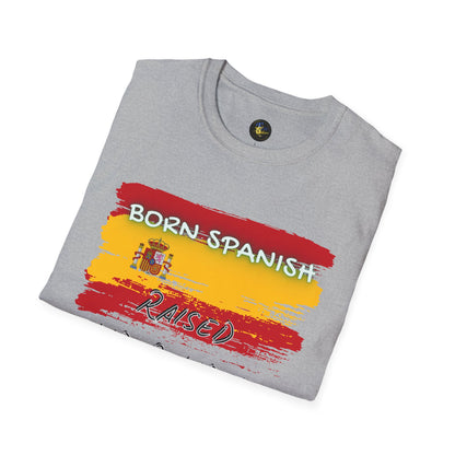 PERSONALIZE Born Spanish Unisex Cotton T-Shirt - Independent Spirit Tee