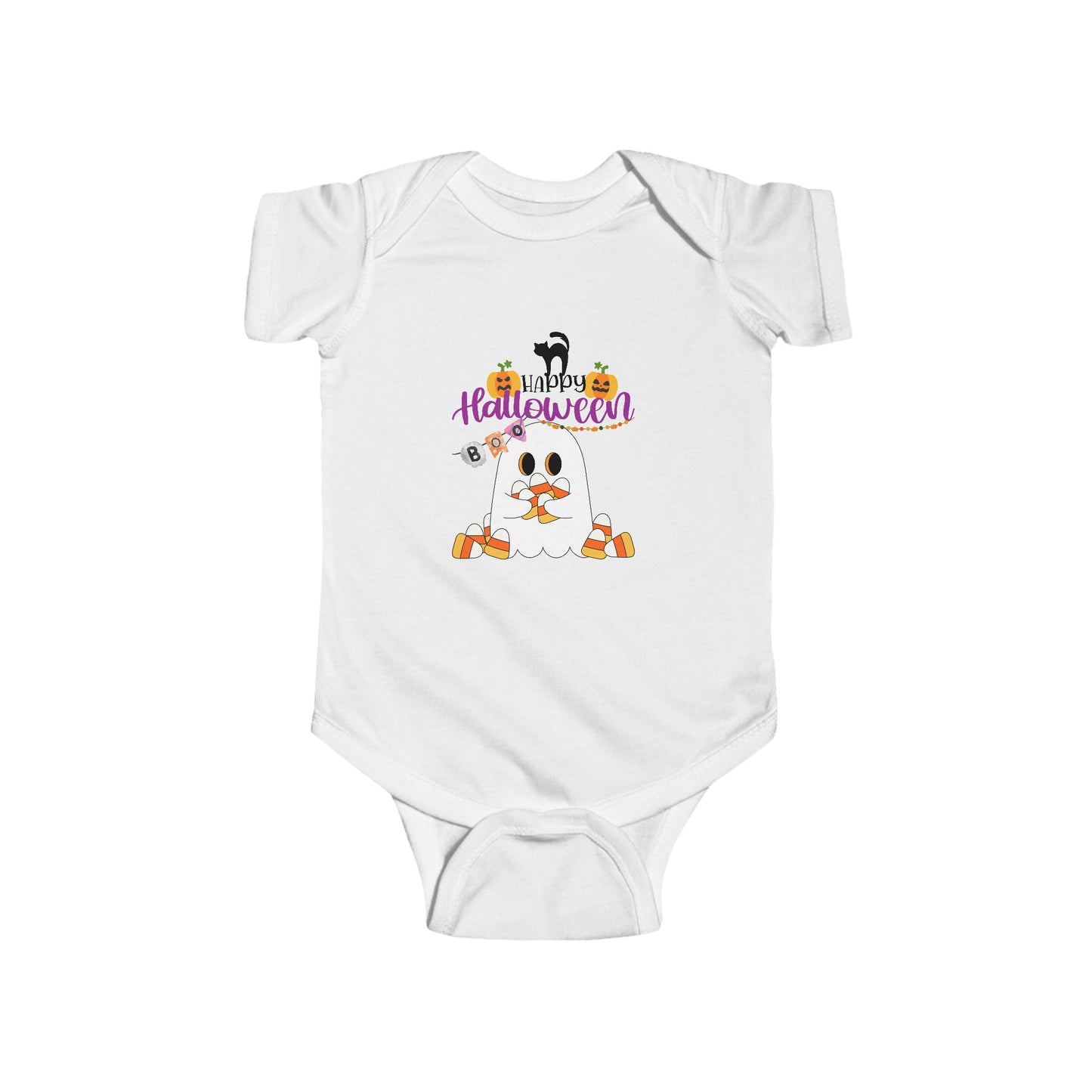 Baby Candy Ghost Cutie Short Sleeve Bodysuit