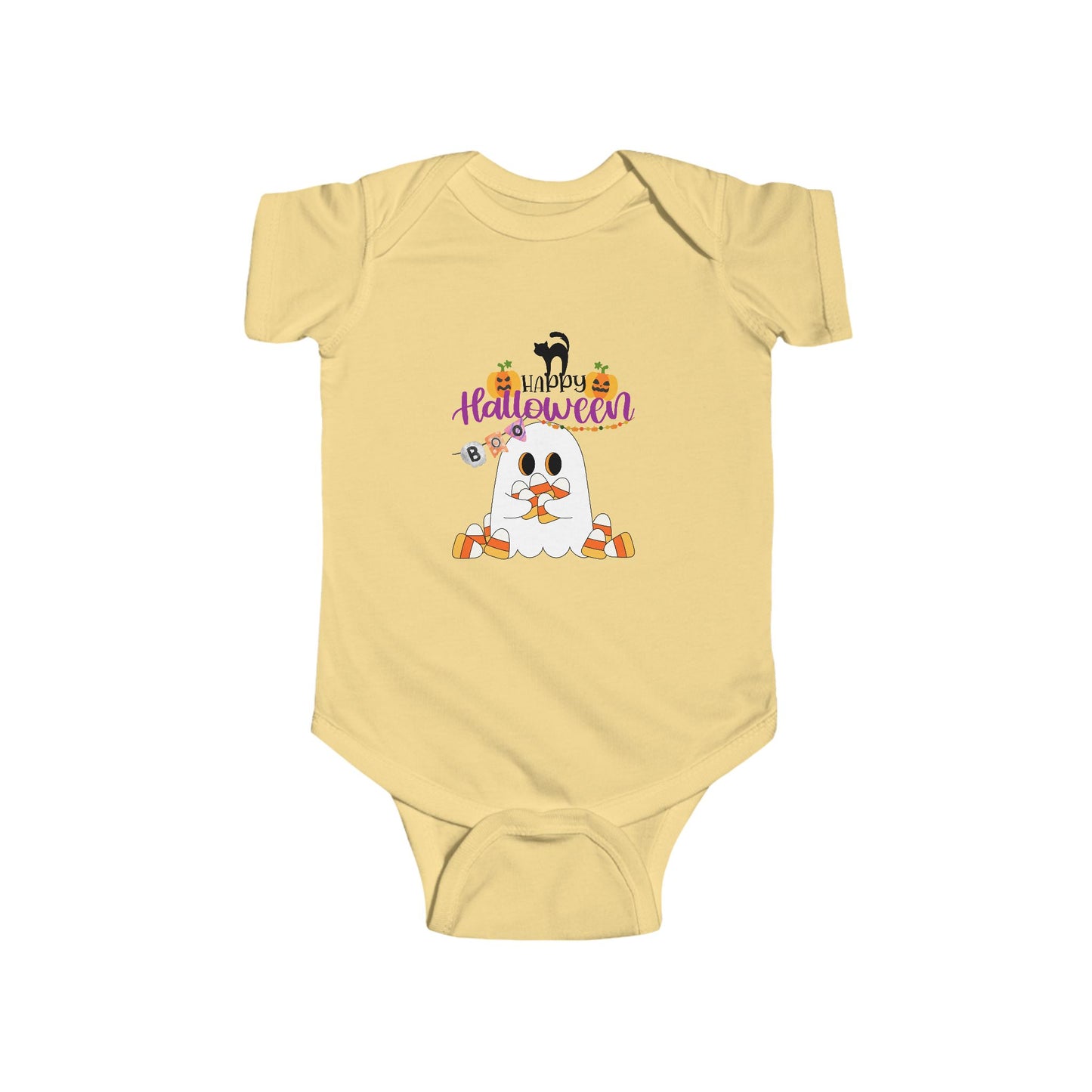 Baby Candy Ghost Cutie Short Sleeve Bodysuit