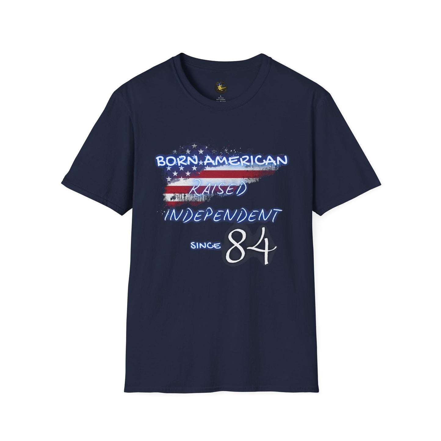 PERSONALIZE Born American Unisex Cotton T-Shirt - Independent Spirit Tee