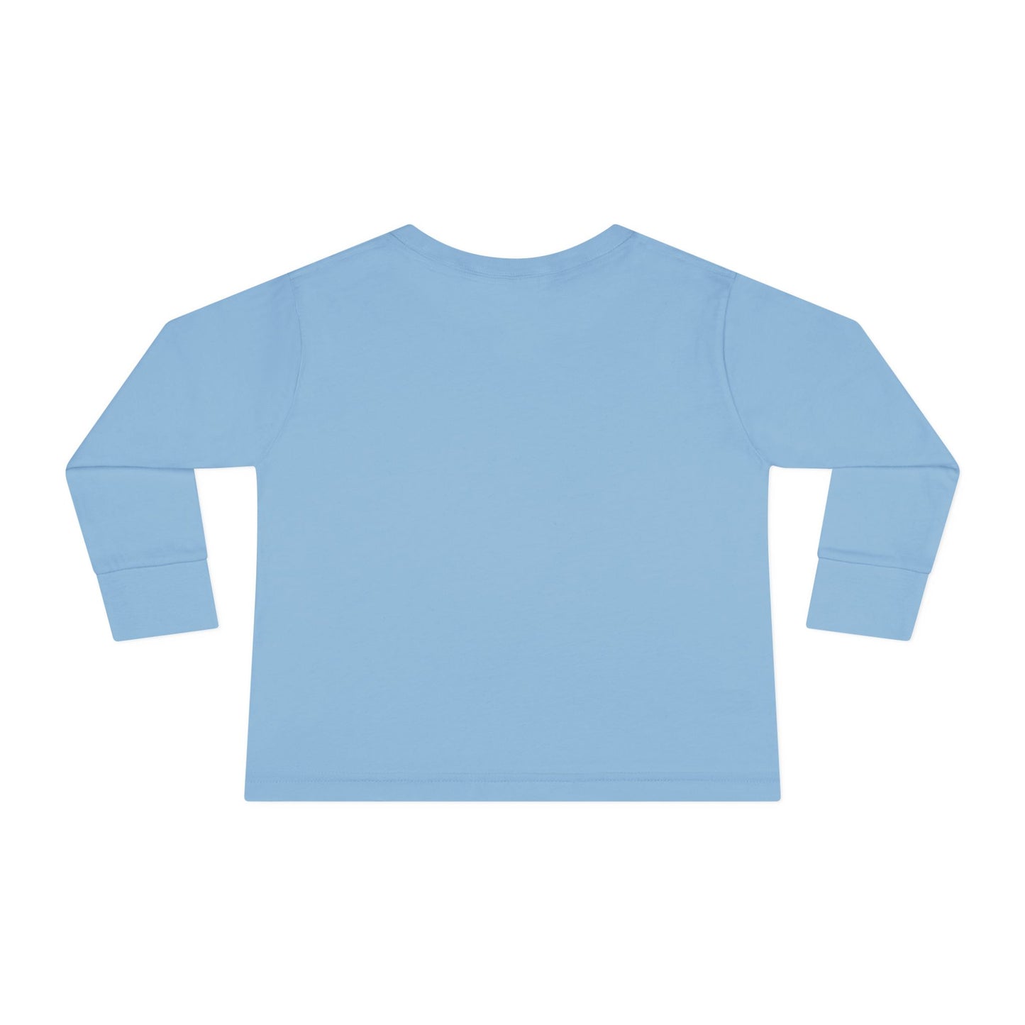 Toddler Long Sleeve Tee with Pride in Blue & Yellow Design