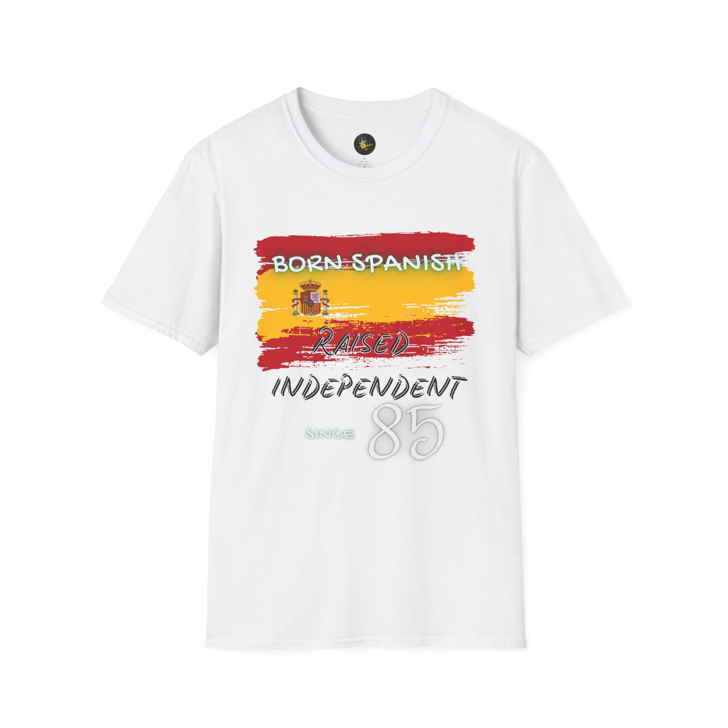 PERSONALIZE Born Spanish Unisex Cotton T-Shirt - Independent Spirit Tee