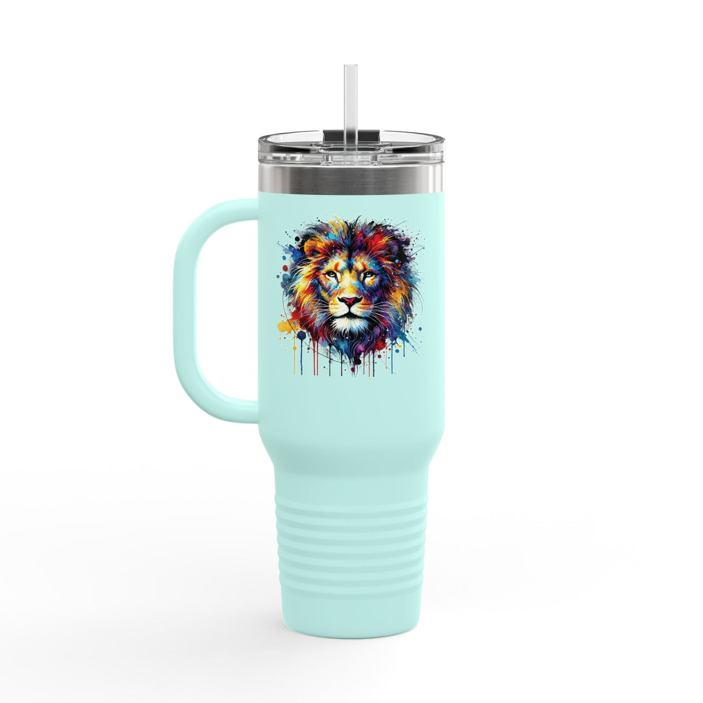 Lviv UA Vibrant Insulated Travel Mug, 40 oz