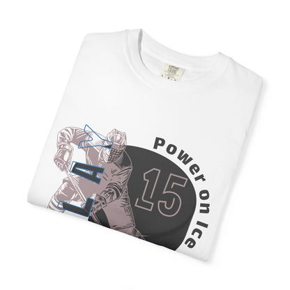 PERSONALIZE Women's Hockey Goalkeeper Garment-Dyed T-shirt