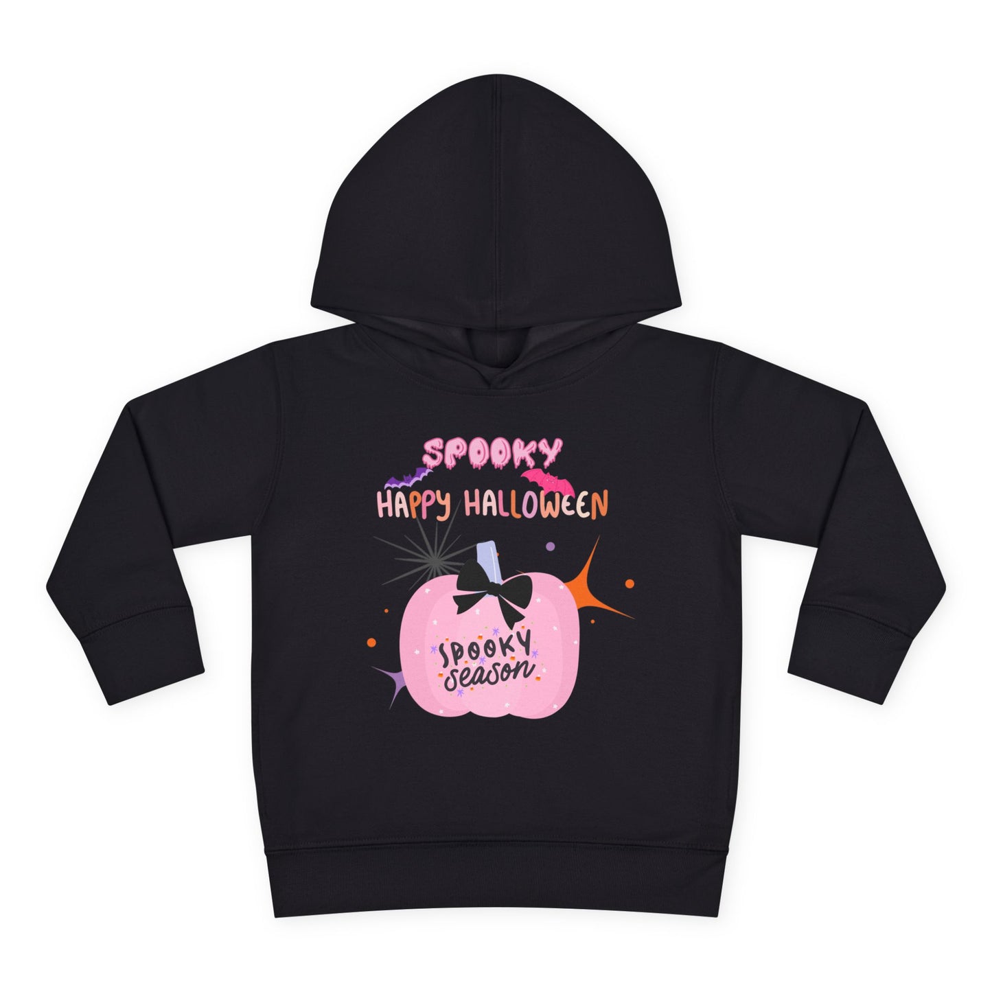 Toddler Pretty in Pink Spooky Season Fleece Hoodie