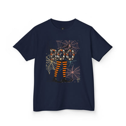 Kids Boo Crew Witch Feet Graphic Tee