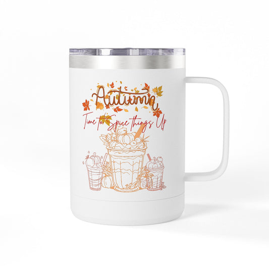 Autumn Coffee Mug Tumbler, 15oz