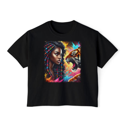 PERSONALIZE No Fear, No Retreat Oversized Boxy Fit Graphic T-shirt