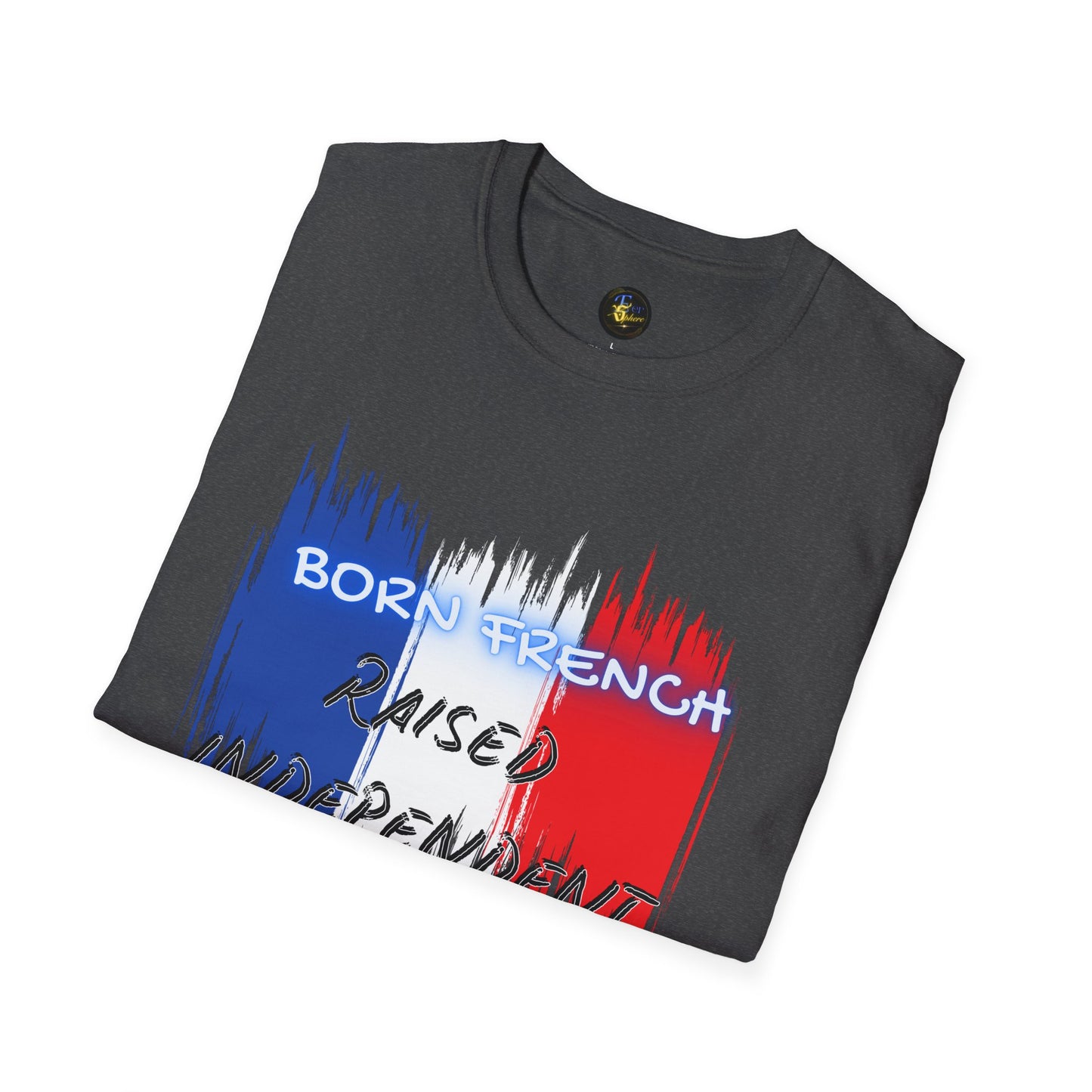 PERSONALIZE Born French Unisex Cotton T-Shirt - Independent Spirit Tee