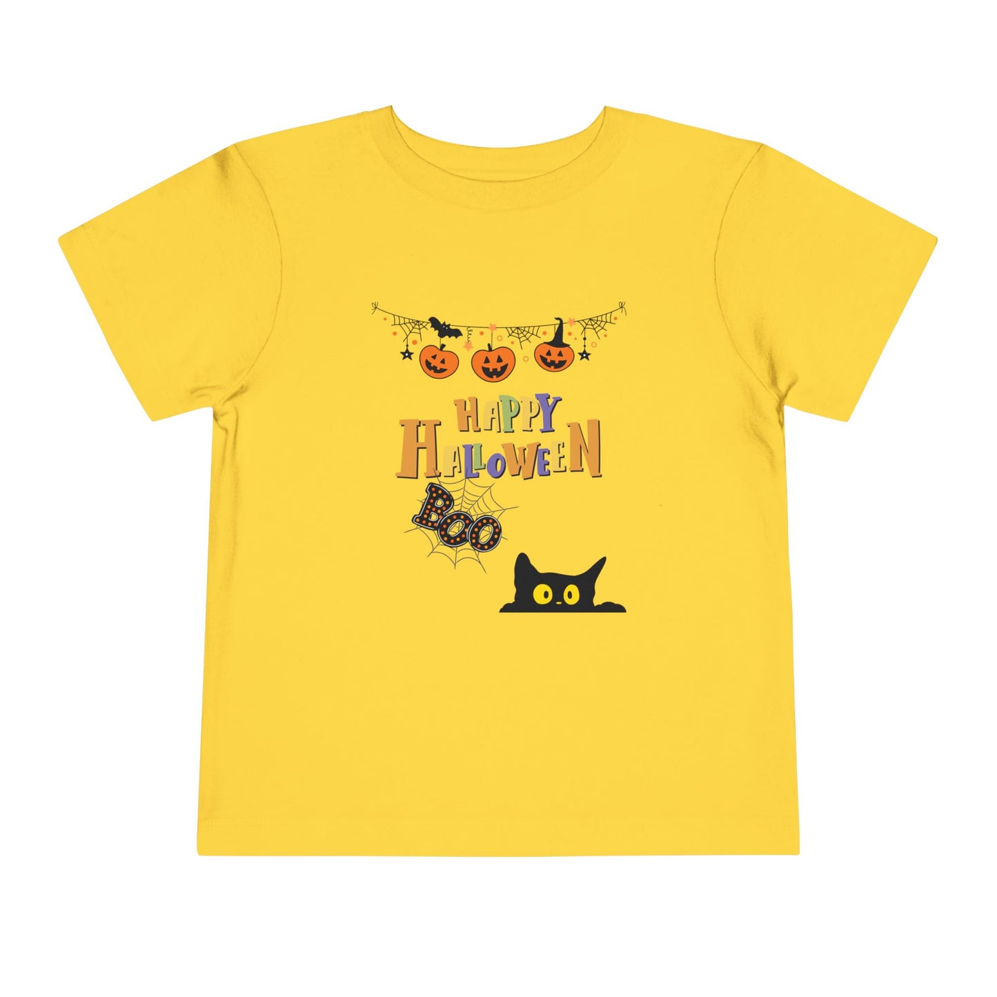 Toddler Black Cat & Pumpkin Patch Tee