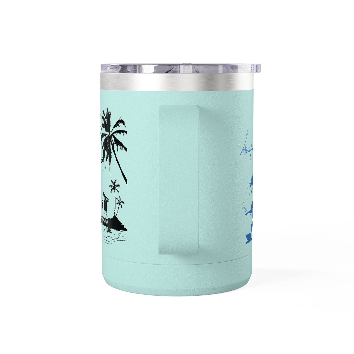 Surfing  Girl Mug Tumbler, 15oz