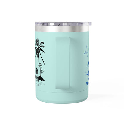 Surfing  Girl Mug Tumbler, 15oz