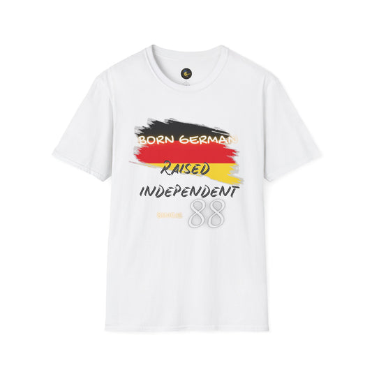 PERSONALIZE Born German Unisex Cotton T-Shirt - Independent Spirit Tee