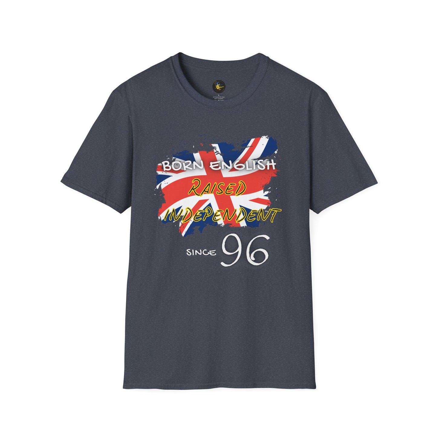 PERSONALIZE Born English Unisex Cotton T-Shirt - Independent Spirit Tee