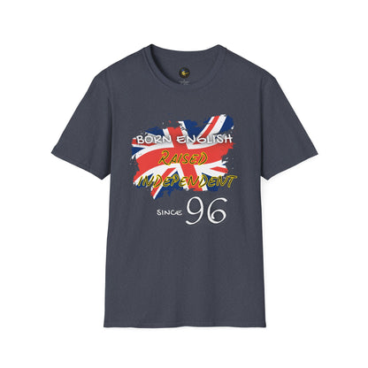 PERSONALIZE Born English Unisex Cotton T-Shirt - Independent Spirit Tee