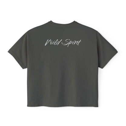 PERSONALIZE Trial by Stare Oversized Boxy Fit Graphic T-shirt