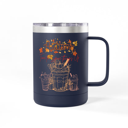 Autumn Coffee Mug Tumbler, 15oz
