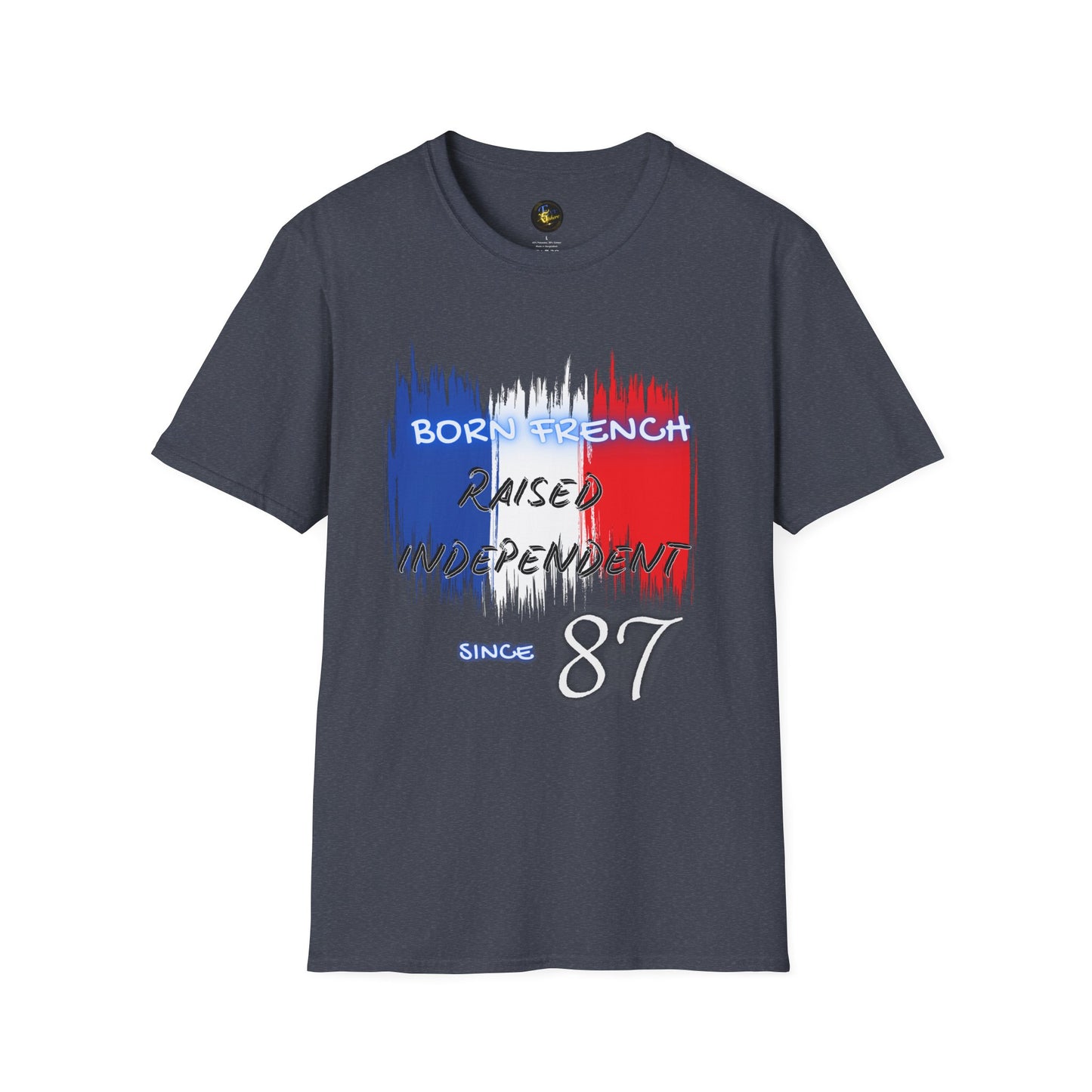 PERSONALIZE Born French Unisex Cotton T-Shirt - Independent Spirit Tee