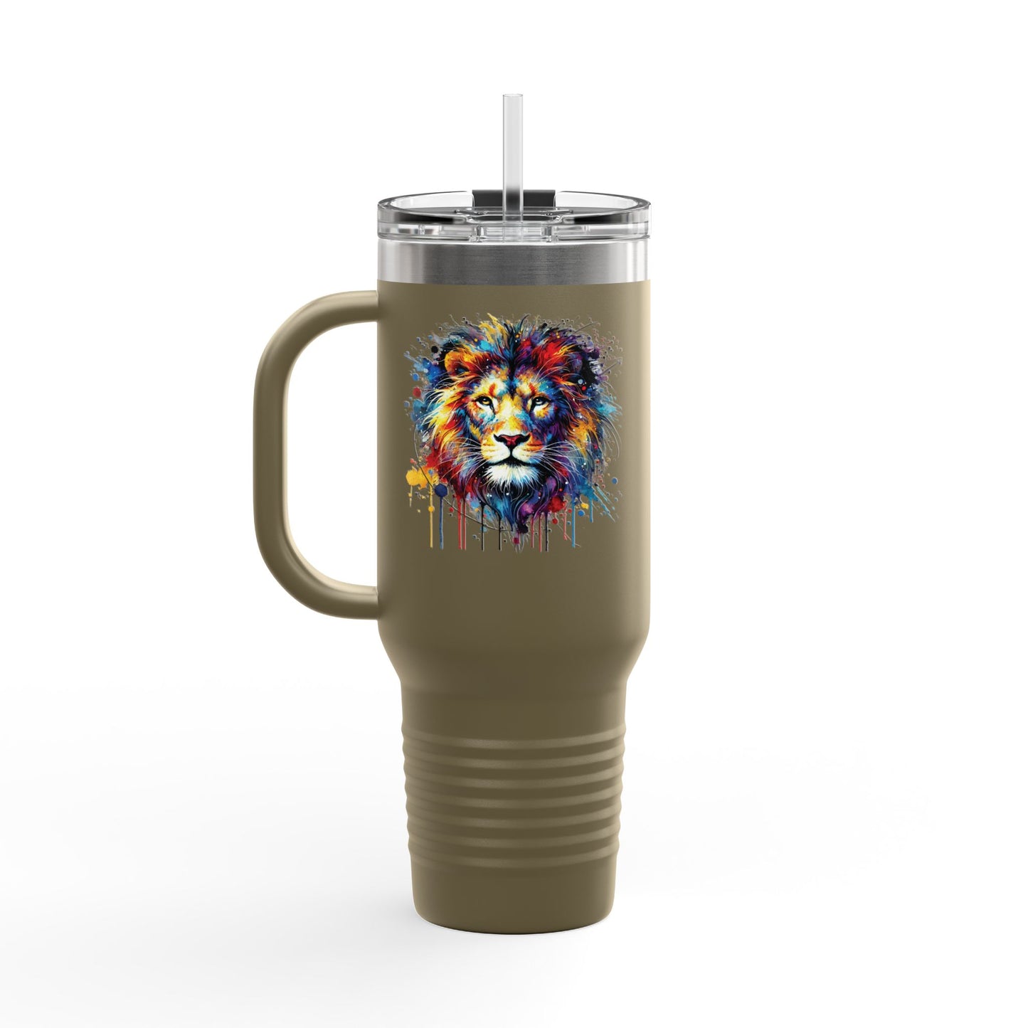 Lviv UA Vibrant Insulated Travel Mug, 40 oz