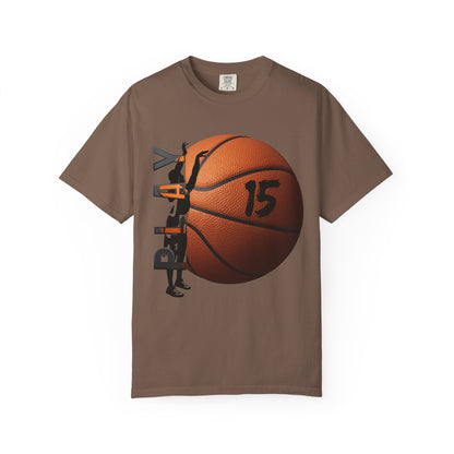PERSONALIZE Unisex Basketball Garment-Dyed T-shirt Always in Play Mode