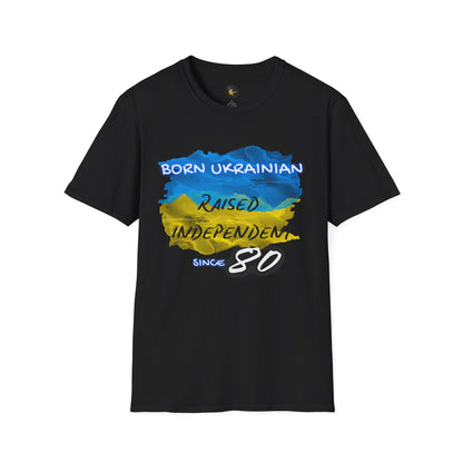 PERSONALIZE Born Ukrainian Unisex Cotton T-Shirt - Independent Spirit Tee
