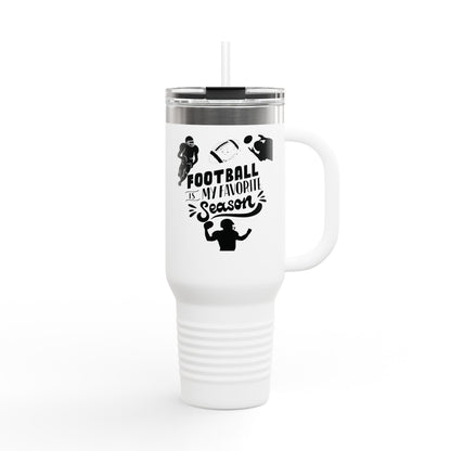 Football Season Touchdown Sporty Insulated Travel Mug, 40oz