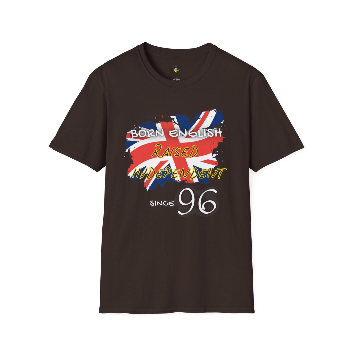 PERSONALIZE Born English Unisex Cotton T-Shirt - Independent Spirit Tee