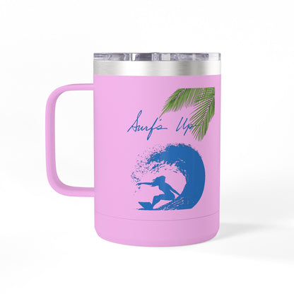 Surfing  Girl Mug Tumbler, 15oz