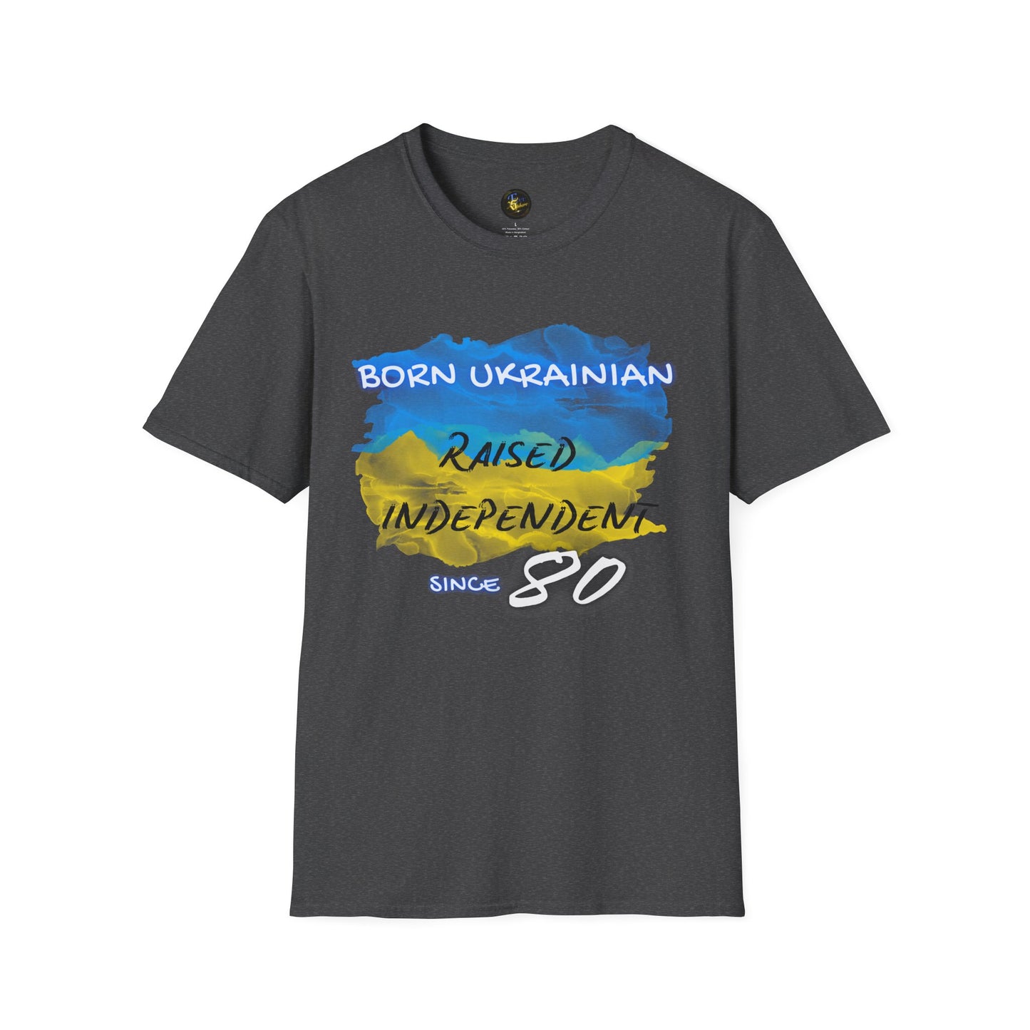 PERSONALIZE Born Ukrainian Unisex Cotton T-Shirt - Independent Spirit Tee