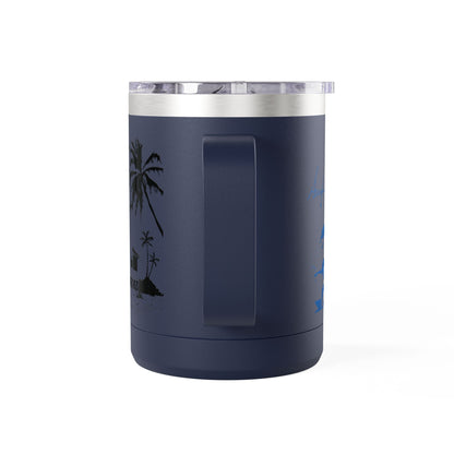 Surfing  Girl Mug Tumbler, 15oz