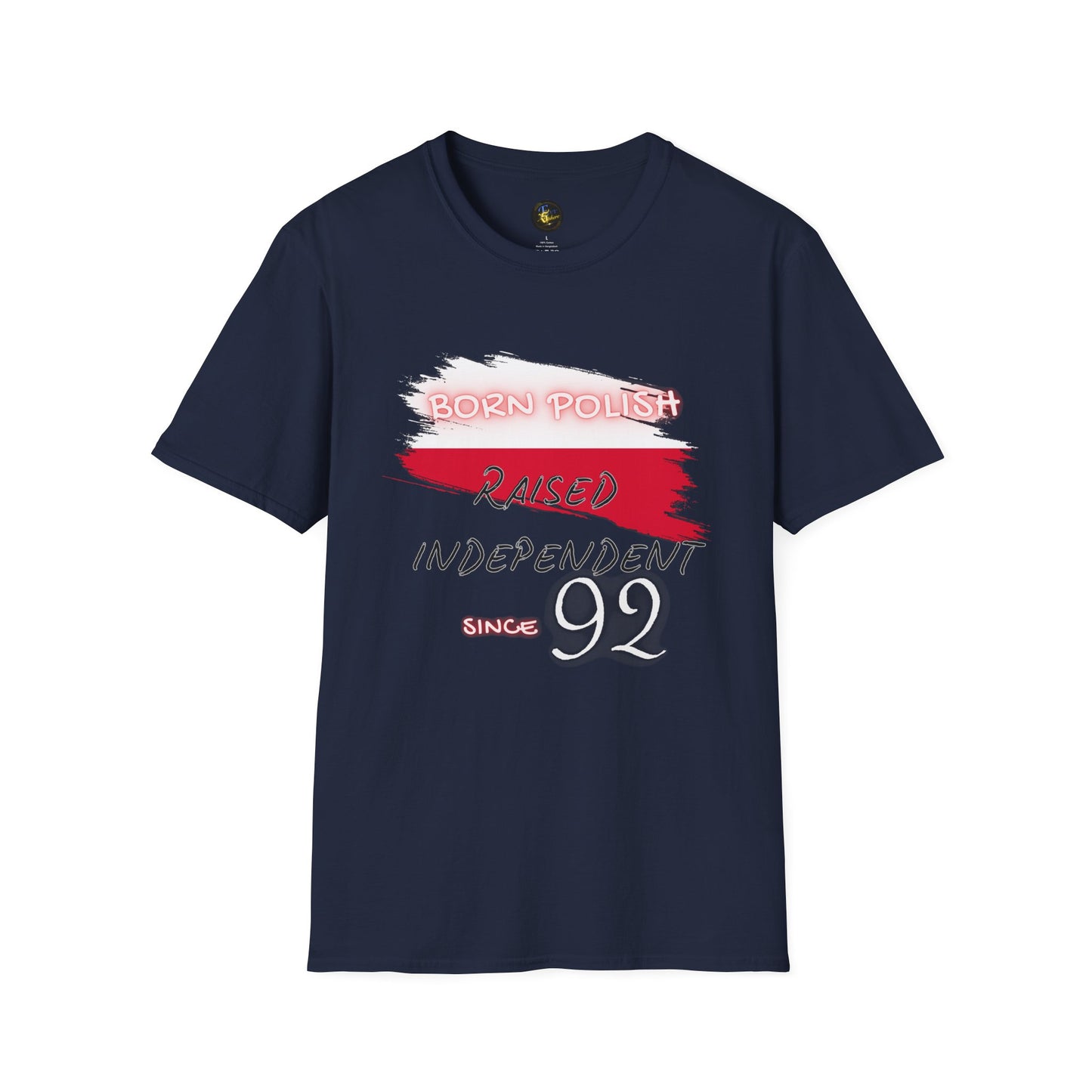 PERSONALIZE Born Polish Unisex Cotton T-Shirt - Independent Spirit Tee