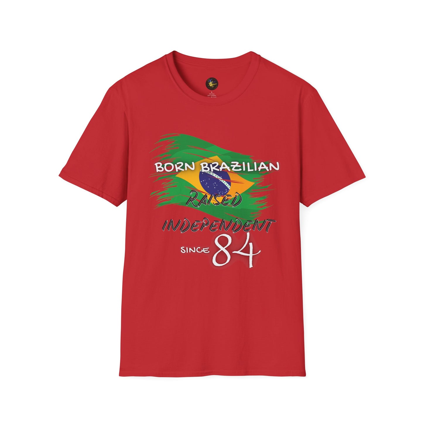 PERSONALIZE Born Brazilian Unisex Cotton T-Shirt - Independent Spirit Tee