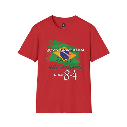 PERSONALIZE Born Brazilian Unisex Cotton T-Shirt - Independent Spirit Tee
