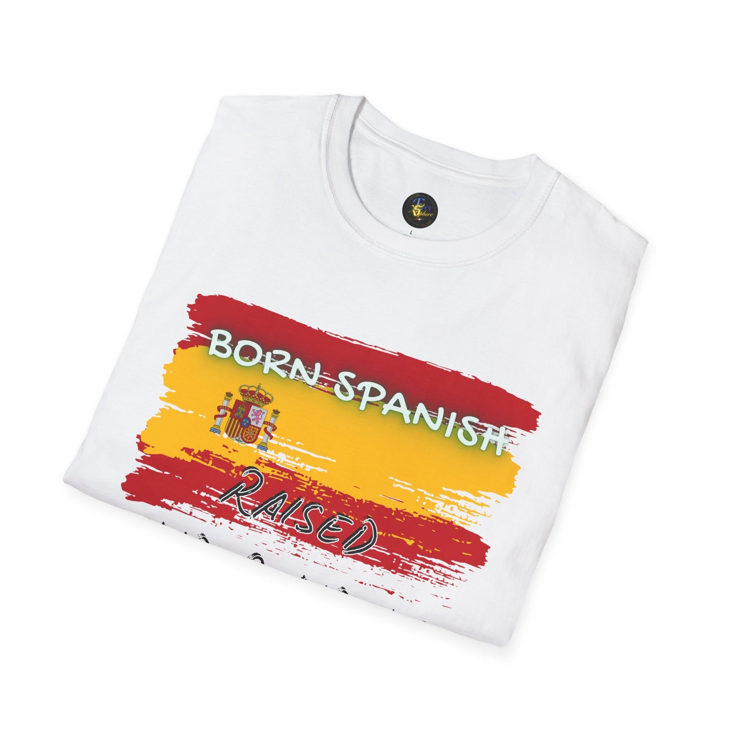 PERSONALIZE Born Spanish Unisex Cotton T-Shirt - Independent Spirit Tee