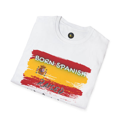 PERSONALIZE Born Spanish Unisex Cotton T-Shirt - Independent Spirit Tee