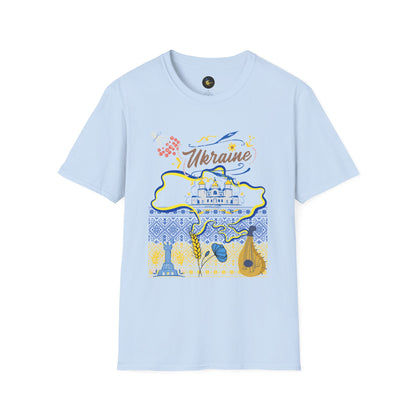 Fields, Faith & Freedom - Unisex Cotton T-Shirt for Men & Women