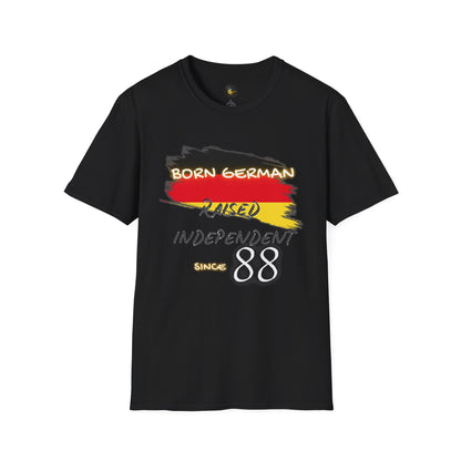 PERSONALIZE Born German Unisex Cotton T-Shirt - Independent Spirit Tee