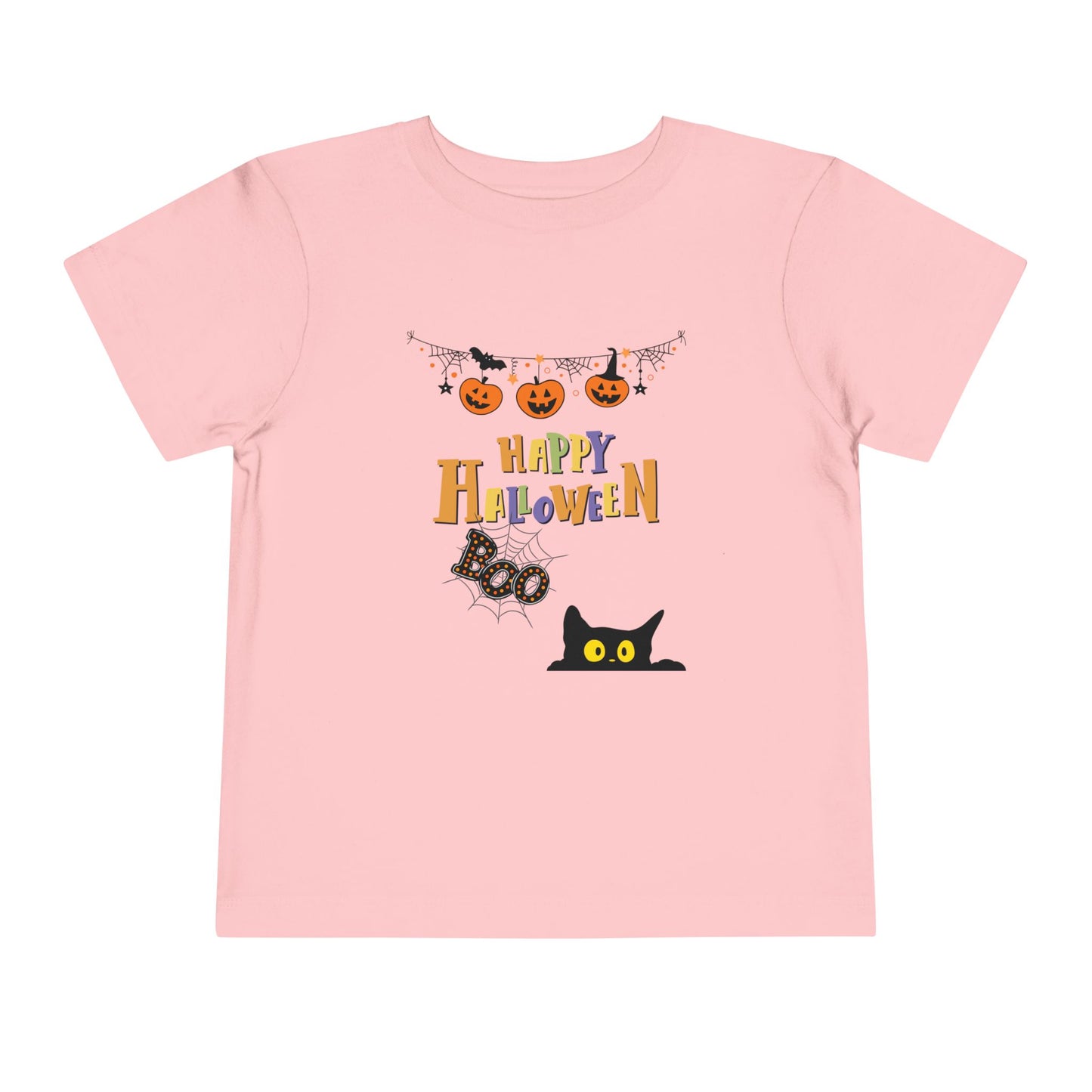 Toddler Black Cat & Pumpkin Patch Tee