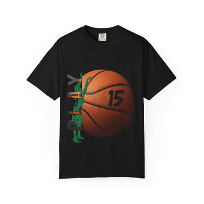 PERSONALIZE Unisex Basketball Garment-Dyed T-shirt Always in Play Mode