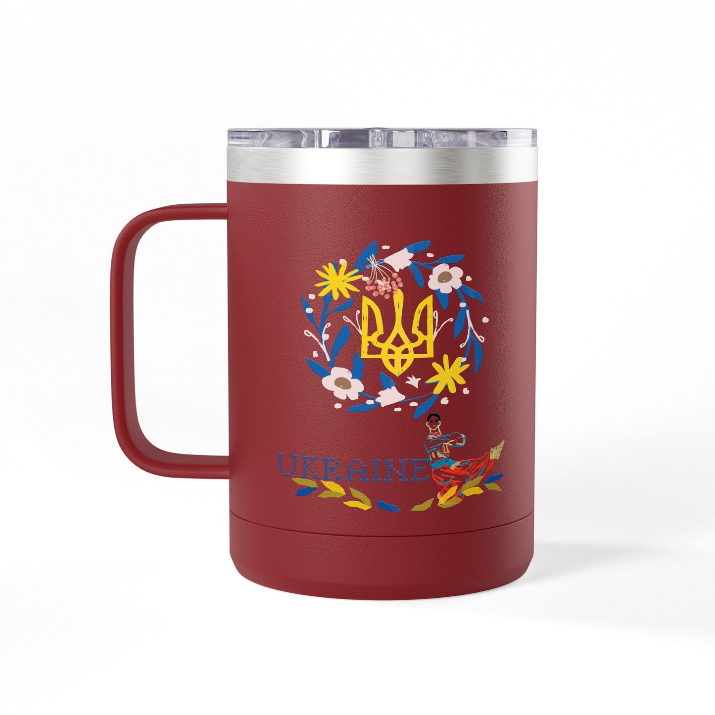 Ukrainian Kozak  Mug Tumbler, 15oz