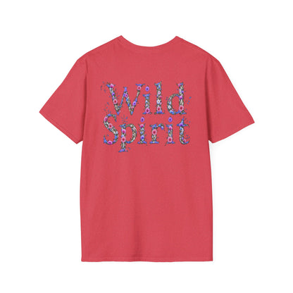 Wild Spirit Butterfly V-Neck Tee for Women