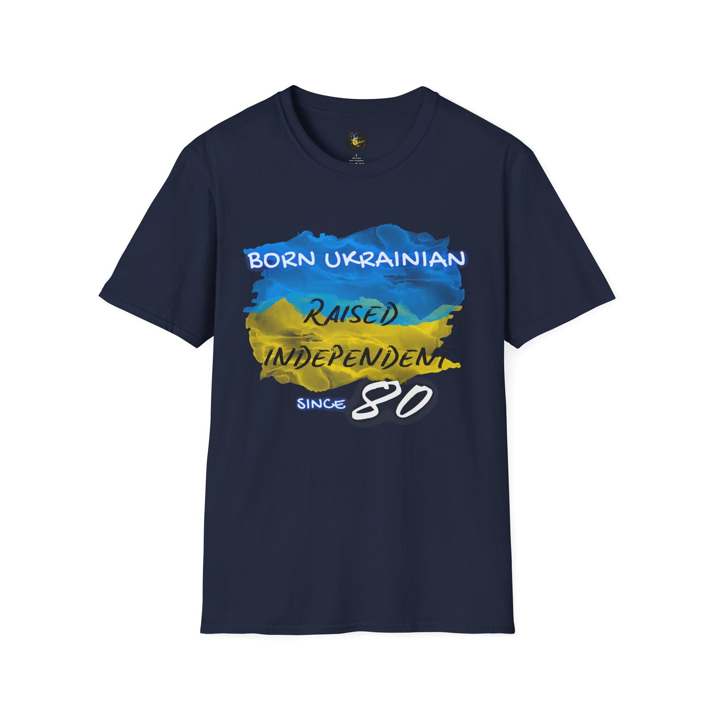 PERSONALIZE Born Ukrainian Unisex Cotton T-Shirt - Independent Spirit Tee
