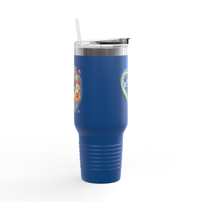 Ukrainian Girl Forever Insulated Travel Mug, 40oz
