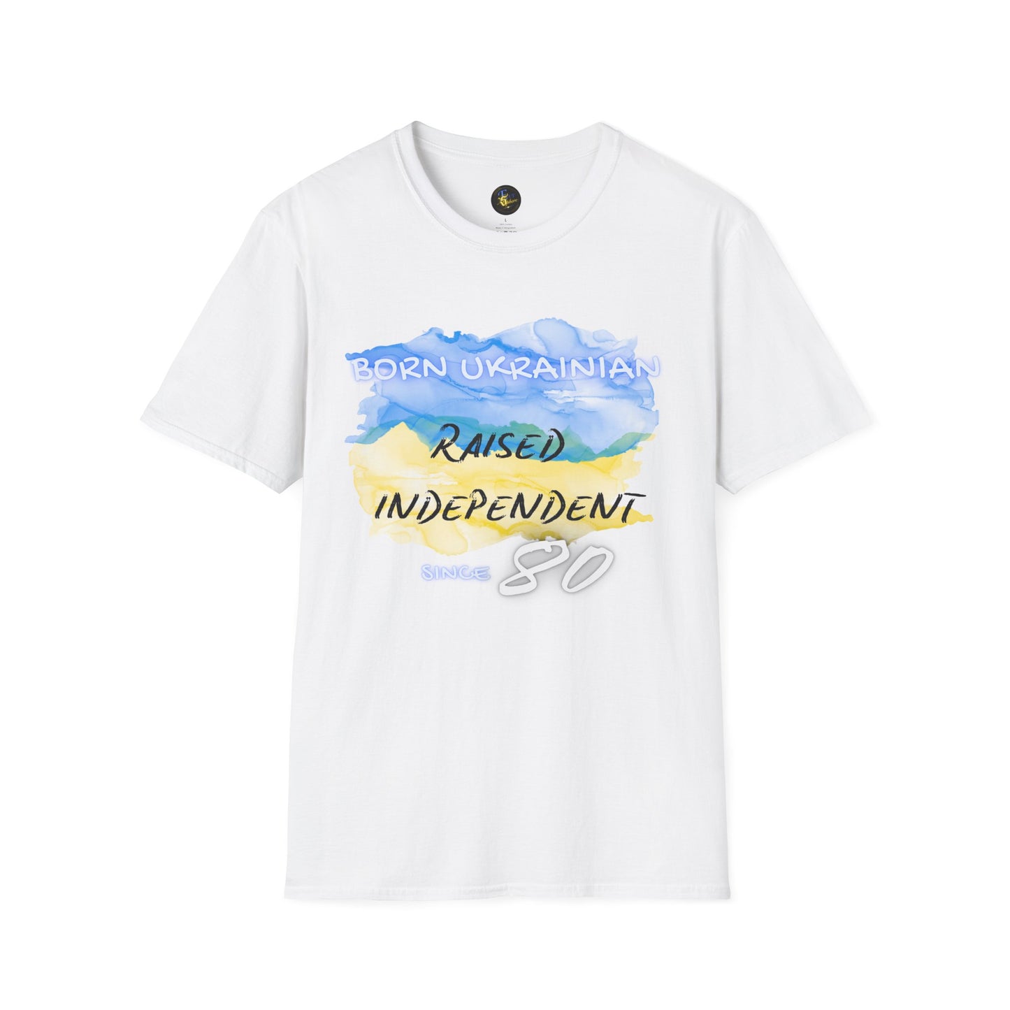 PERSONALIZE Born Ukrainian Unisex Cotton T-Shirt - Independent Spirit Tee