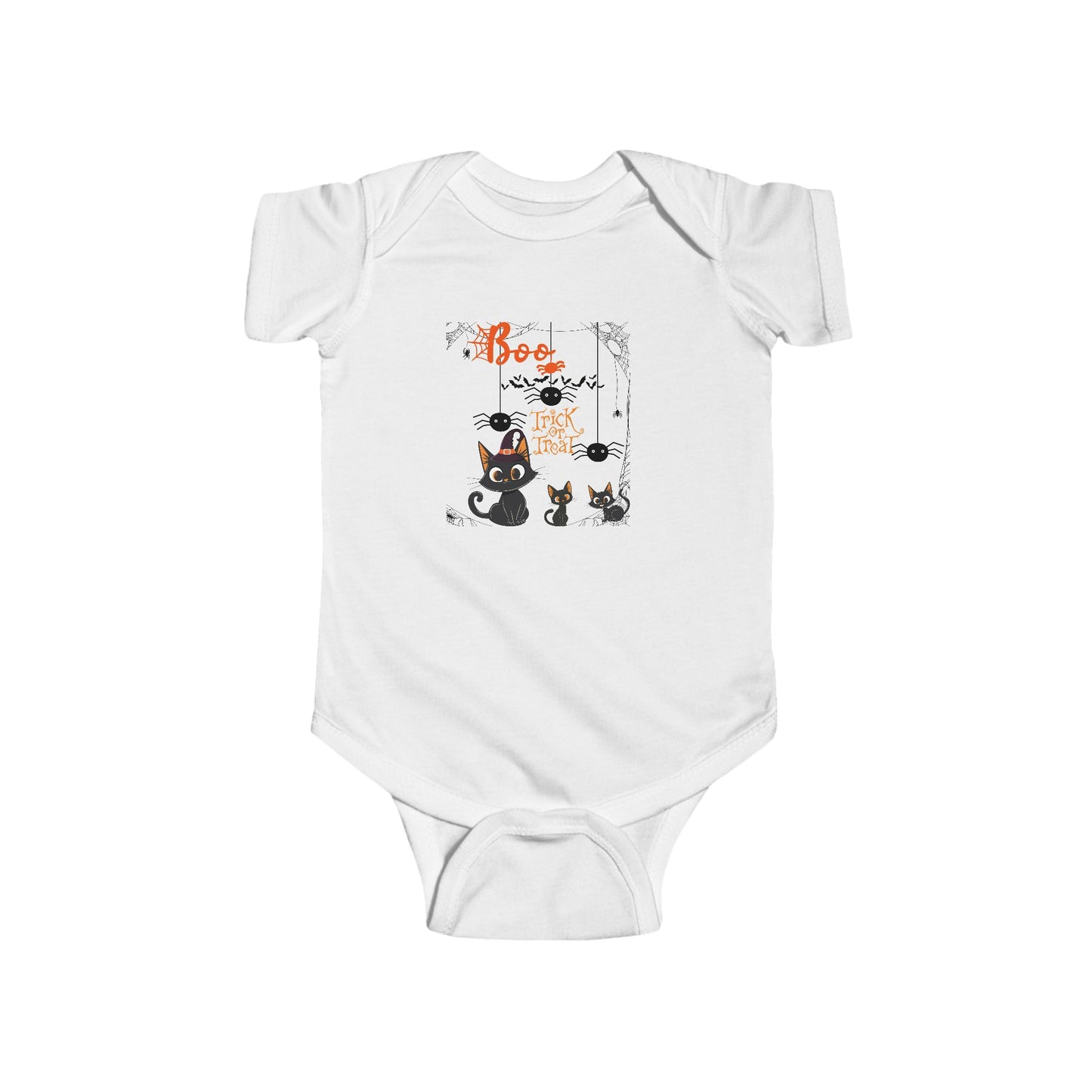 Baby Purr & Scare Short Sleeve Bodysuit