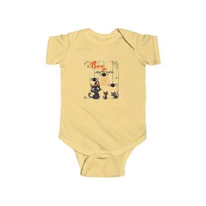 Baby Purr & Scare Short Sleeve Bodysuit