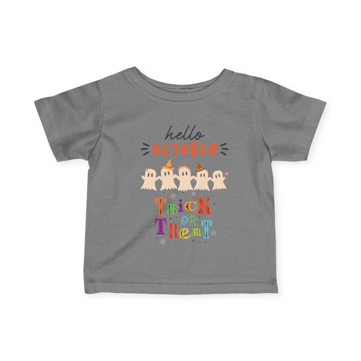 Baby Spooky Rainbow Trick-or-Treat Top Tee