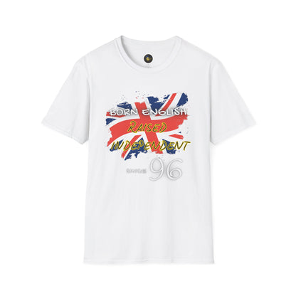 PERSONALIZE Born English Unisex Cotton T-Shirt - Independent Spirit Tee